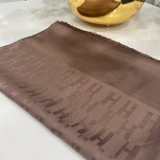 Hermes İpeksi Jakar Şal - Kahve - Organic ScarfsOrganic Scarfs