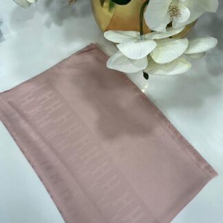 Hermes İpeksi Jakar Şal - Soft Pembe - Organic ScarfsOrganic Scarfs