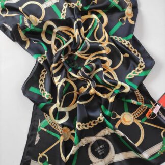 Hermes İthal Vual İpek Şal - Yeşil - Organic ScarfsOrganic Scarfs