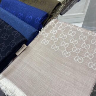 İTHAL A+++ Yün İpek Çift Taraflı Marka Şal - Bej - Organic ScarfsOrganic Scarfs