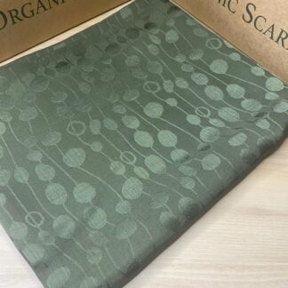 İthal Jakar Salkım Desen - Haki - Organic ScarfsOrganic Scarfs