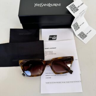 SAINT LAURENT 633 CALISTA 003 57 Kahverengi Kadın Güneş Gözlüğü