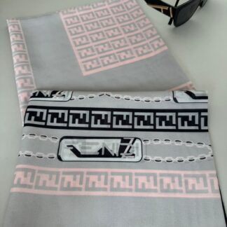 Fendi İpeksi Eşarp 241351 - Gri