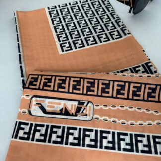 Fendi İpeksi Eşarp 241351 - Taba
