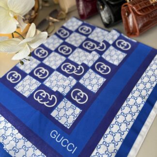 Gucci Krep İpek Eşarp 44125 - Saks