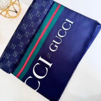 Gucci Pamuk Soft Şal 61571 - Lacivert