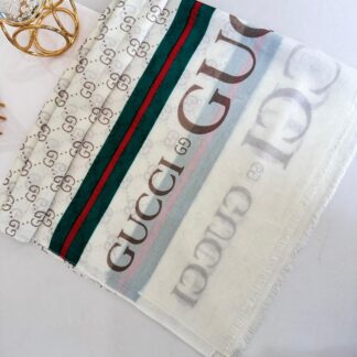 Gucci Pamuk Soft Şal 61571 - Ekru