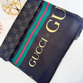 Gucci Pamuk Soft Şal 61571 - Siyah/Sarı