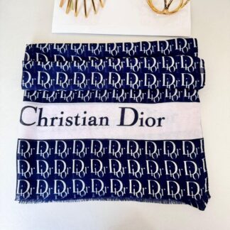 Dior Pamuk Soft Şal 61572 - Lacivert