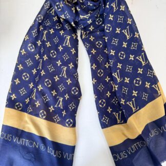 Lv Pamuk Soft Şal 61573 - Lacivert