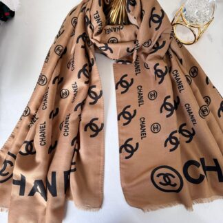 Chanel Pamuk Soft Şal 61574 - Sütlü Kahve