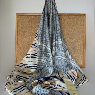 Burberry İthal Vual İpek Şal 014461 - Bej