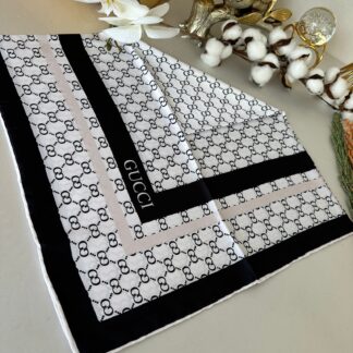 Gucci İpeksi Eşarp 74852 - Ekru