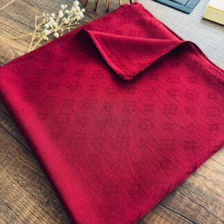 LV Krep Kraş Jakar Eşarp 50971 - Bordo