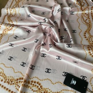 Chanel İthal Vual İpek Şal Pudra