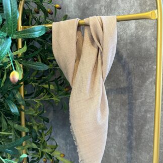 Pamuk Cotton Eşarp 53101 - Karamel