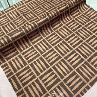 Kare Desen Twill Şal - Kahverengi - Organic ScarfsOrganic Scarfs