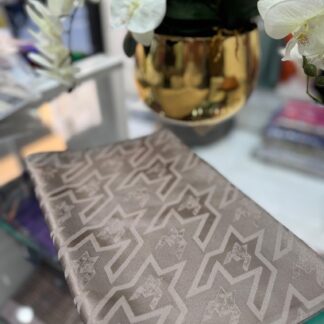Kazayağı Big Desen Jakar Şal - Vizon - Organic ScarfsOrganic Scarfs