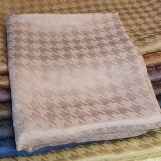 Kazayağı Desen İpeksi Jakar Şal - Pamuk Şekeri - Organic ScarfsOrganic Scarfs