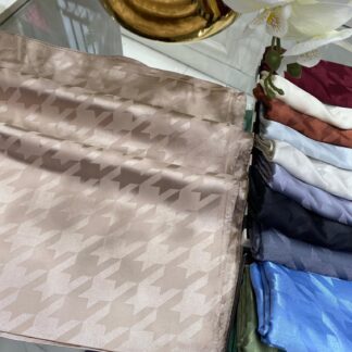 Kazayağı Desen Jakar Şal - Latte - Organic ScarfsOrganic Scarfs