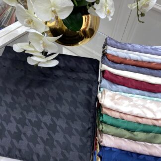 Kazayağı Desen Jakar Şal - Siyah - Organic ScarfsOrganic Scarfs