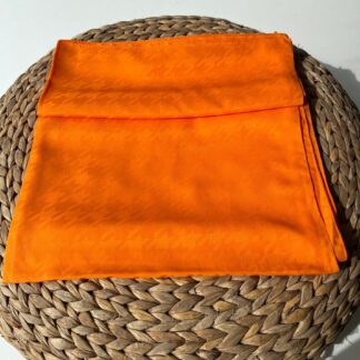 Kazayağı Desen Jakar Şal - Turuncu - Organic ScarfsOrganic Scarfs