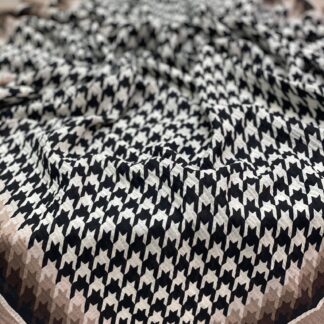 Kazayağı Desen Mio Cazz Eşarp - Bej - Organic ScarfsOrganic Scarfs