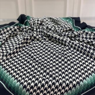 Kazayağı Desen Mio Cazz Eşarp - Yeşil - Organic ScarfsOrganic Scarfs