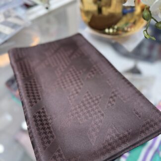 Kazayağı Minimal Desen Jakar Şal - Acı Kahve - Organic ScarfsOrganic Scarfs