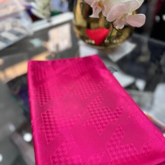 Kazayağı Minimal Desen Jakar Şal - Fuşya - Organic ScarfsOrganic Scarfs