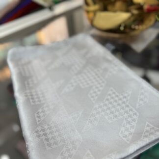 Kazayağı Minimal Desen Jakar Şal - Latte - Organic ScarfsOrganic Scarfs