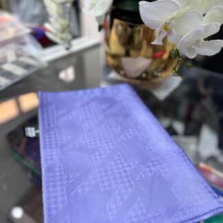 Kazayağı Minimal Desen Jakar Şal - Lavanta - Organic ScarfsOrganic Scarfs