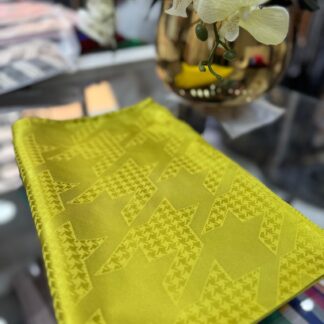 Kazayağı Minimal Desen Jakar Şal - Yağ Yeşili - Organic ScarfsOrganic Scarfs