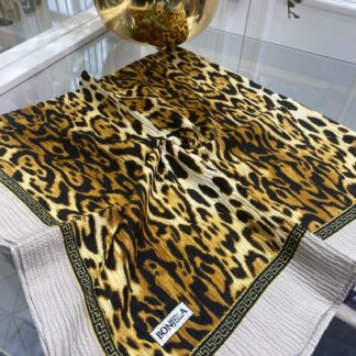 Leopar Desen Mio Caz Eşarp - Bej - Organic ScarfsOrganic Scarfs