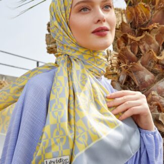Levidor Angel İpek Şal 17834 - Gri - Organic ScarfsOrganic Scarfs