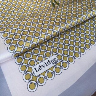 Levidor Angel İpek Şal - Gri/Yağ Yeşili - Organic ScarfsOrganic Scarfs