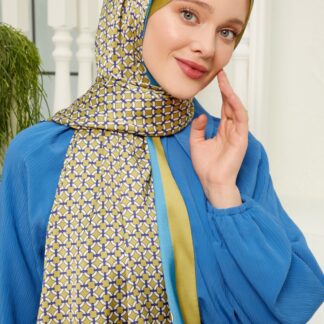 Levidor Angel İpek Şal - Yağ Yeşili - Organic ScarfsOrganic Scarfs