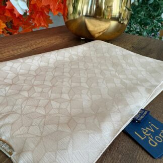 LEVİDOR Clover Jakar Capri Şal 17385 - Bej - Organic ScarfsOrganic Scarfs