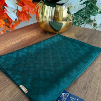 LEVİDOR Clover Jakar Capri Şal 17385 - Zümrüt - Organic ScarfsOrganic Scarfs