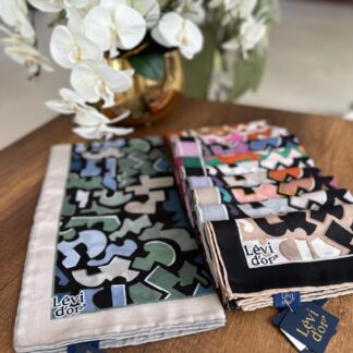 LEVİDOR Cotton Eşarp 16373 - Açık Bej - Organic ScarfsOrganic Scarfs