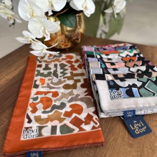 LEVİDOR Cotton Eşarp 16373 - Oranj - Organic ScarfsOrganic Scarfs