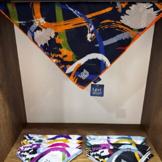 LEVİDOR Cotton Eşarp 16377 - Okyanus Mavisi - Organic ScarfsOrganic Scarfs