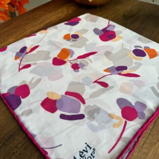 LEVİDOR Cotton Eşarp 16378 - Fuşya - Organic ScarfsOrganic Scarfs