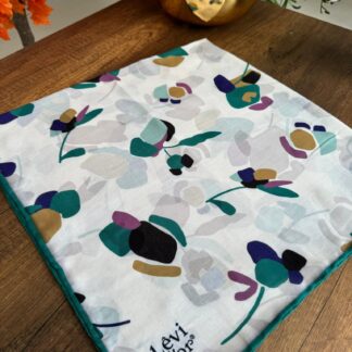 LEVİDOR Cotton Eşarp 16378 - Zümrüt - Organic ScarfsOrganic Scarfs