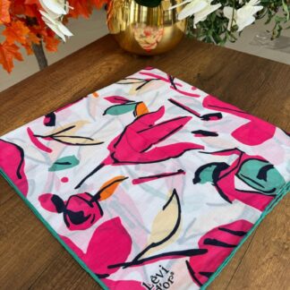 LEVİDOR Cotton Eşarp 16379 - Fuşya - Organic ScarfsOrganic Scarfs