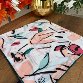 LEVİDOR Cotton Eşarp 16379 - Mercan - Organic ScarfsOrganic Scarfs