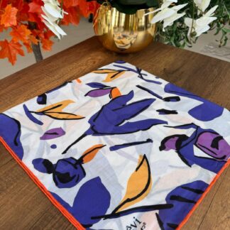 LEVİDOR Cotton Eşarp 16379 - Morcivert - Organic ScarfsOrganic Scarfs