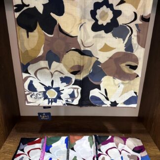 LEVİDOR Cotton Eşarp 16380 - Bej / Koyu Vizon - Organic ScarfsOrganic Scarfs