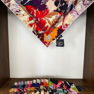 LEVİDOR Cotton Eşarp 16381 - Magenta - Organic ScarfsOrganic Scarfs