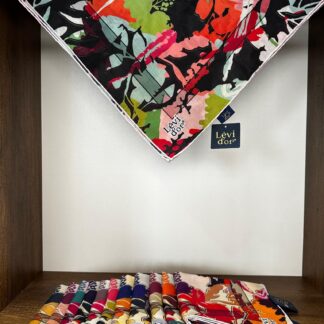 LEVİDOR Cotton Eşarp 16381 - Siyah - Organic ScarfsOrganic Scarfs